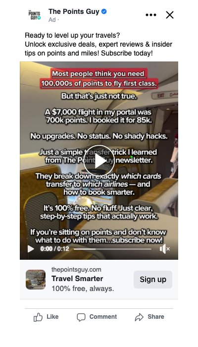 2025-08-26 | TOV | DCT 155.2 Myth: You need 100K+ points to travel in luxury | US Broad 18+ | Dynamic Creative